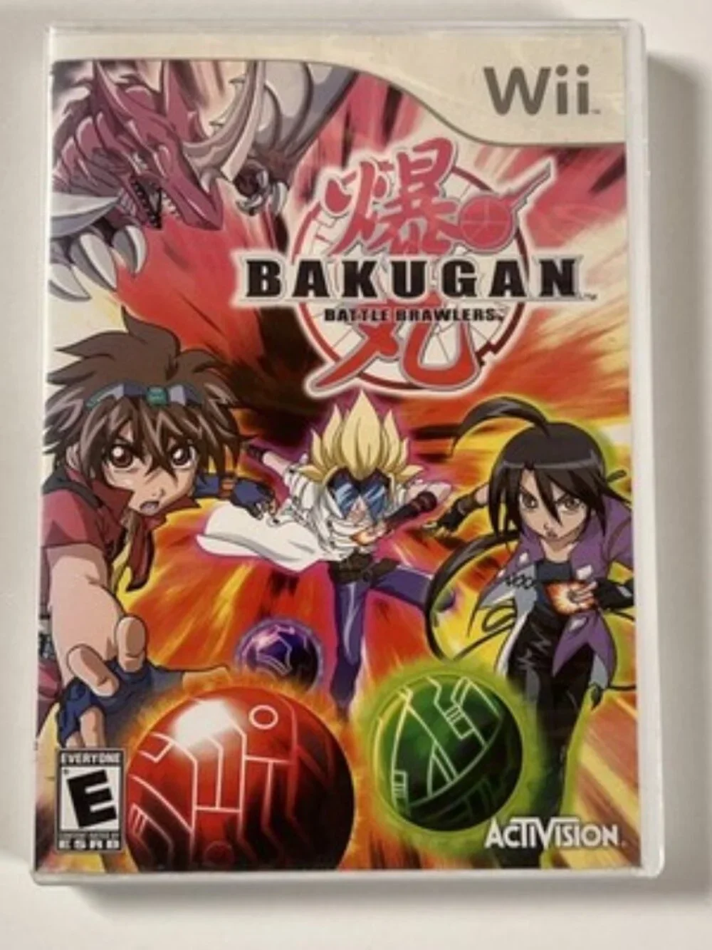 Bakugan Battle Brawlers Wii Complete in Box CIB TESTED